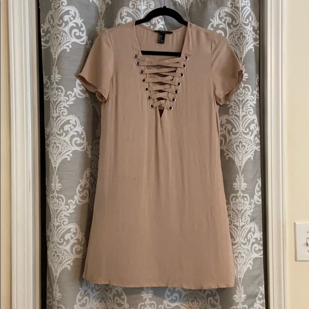 F21 Small Crisscross Front Dress